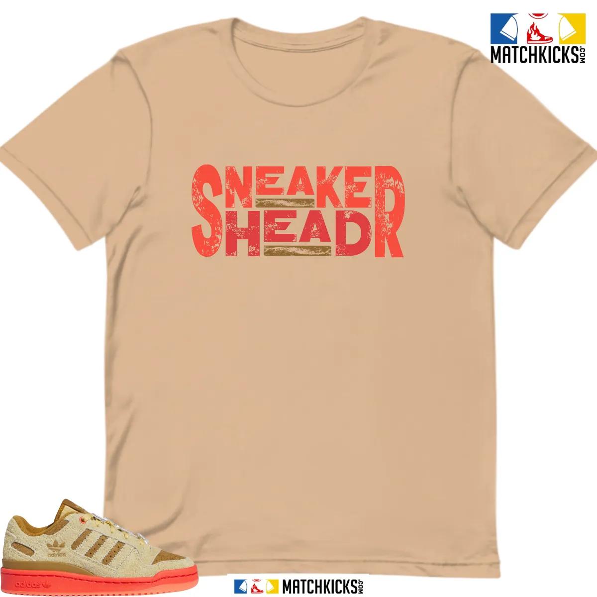 Custom Match - Cream T-Shirt - adidas Forum Low The Grinch Max (Kids) - SNEAKER HEAD