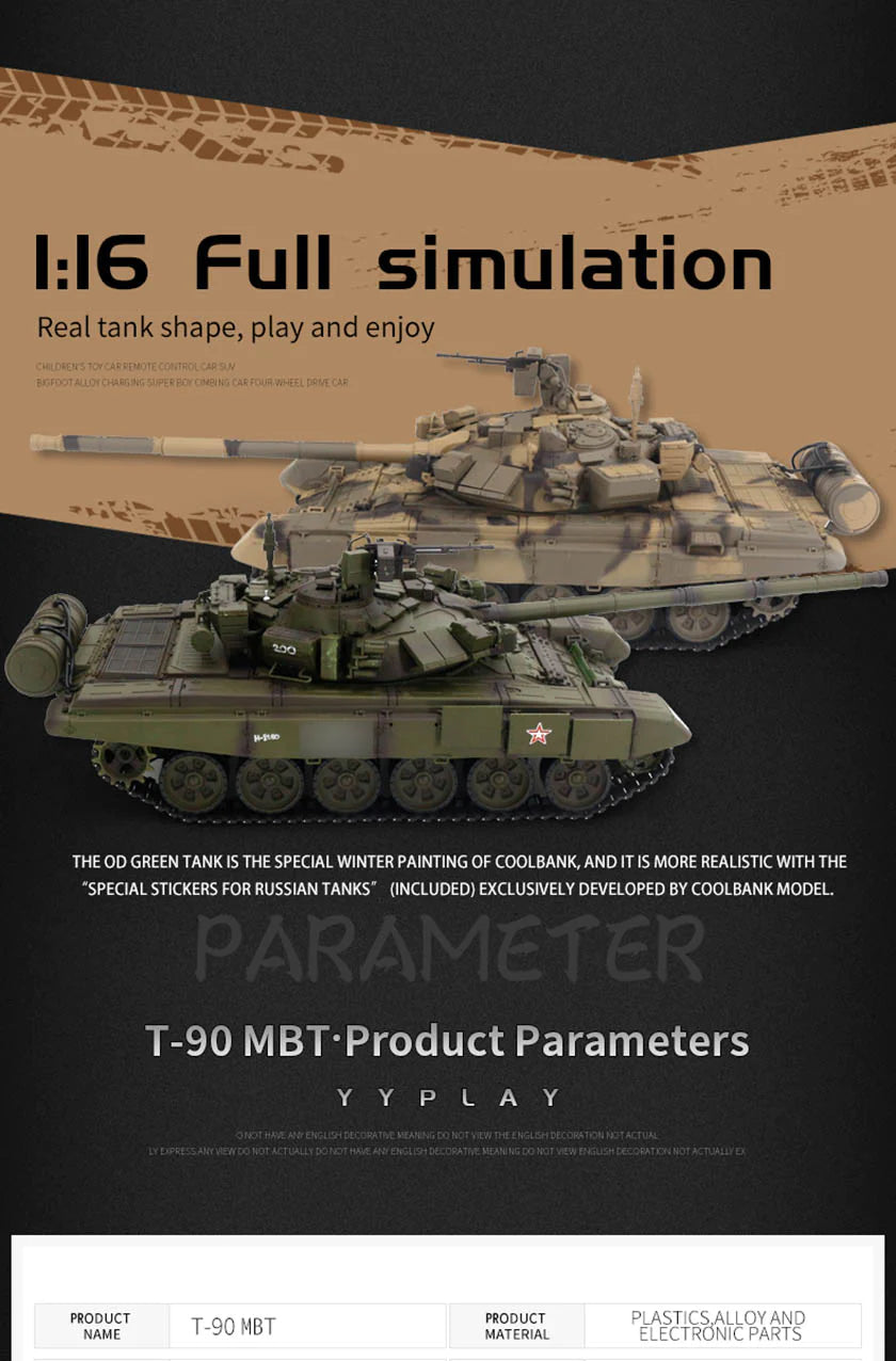 Heng Long RC Tank 3938-1 T90