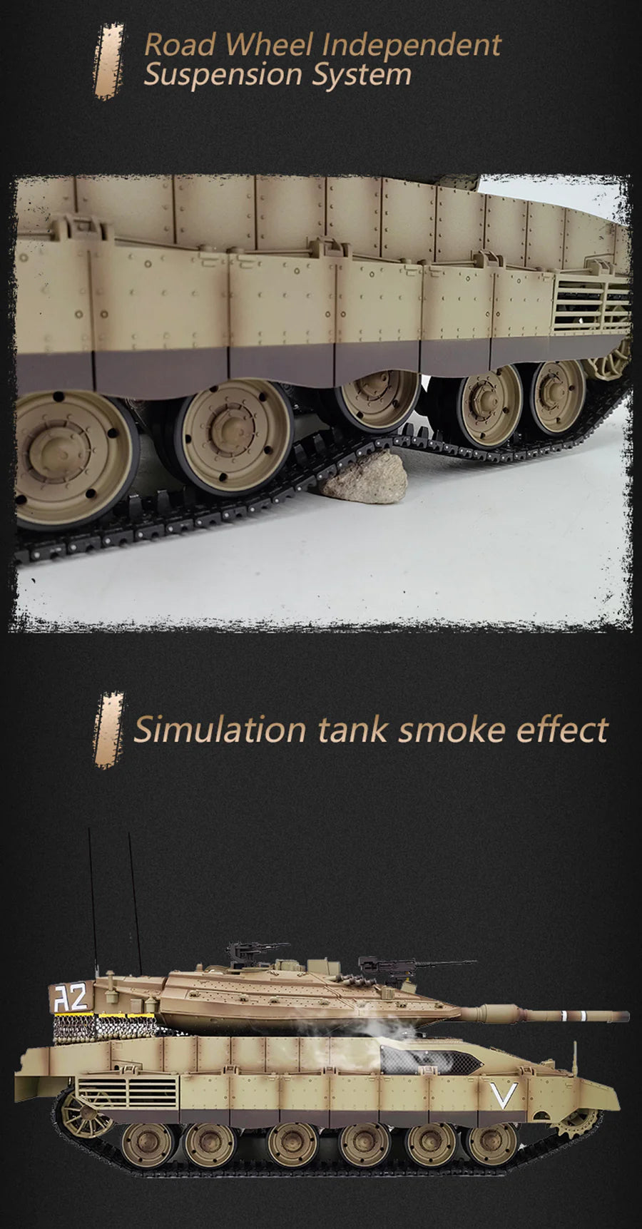 Heng Long Tank 3858 Merkava MK IV