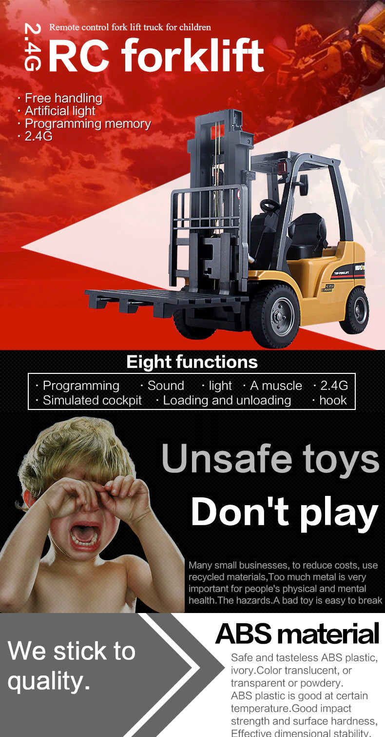 Huina 1577 Alloy Simulation Forklift Truck