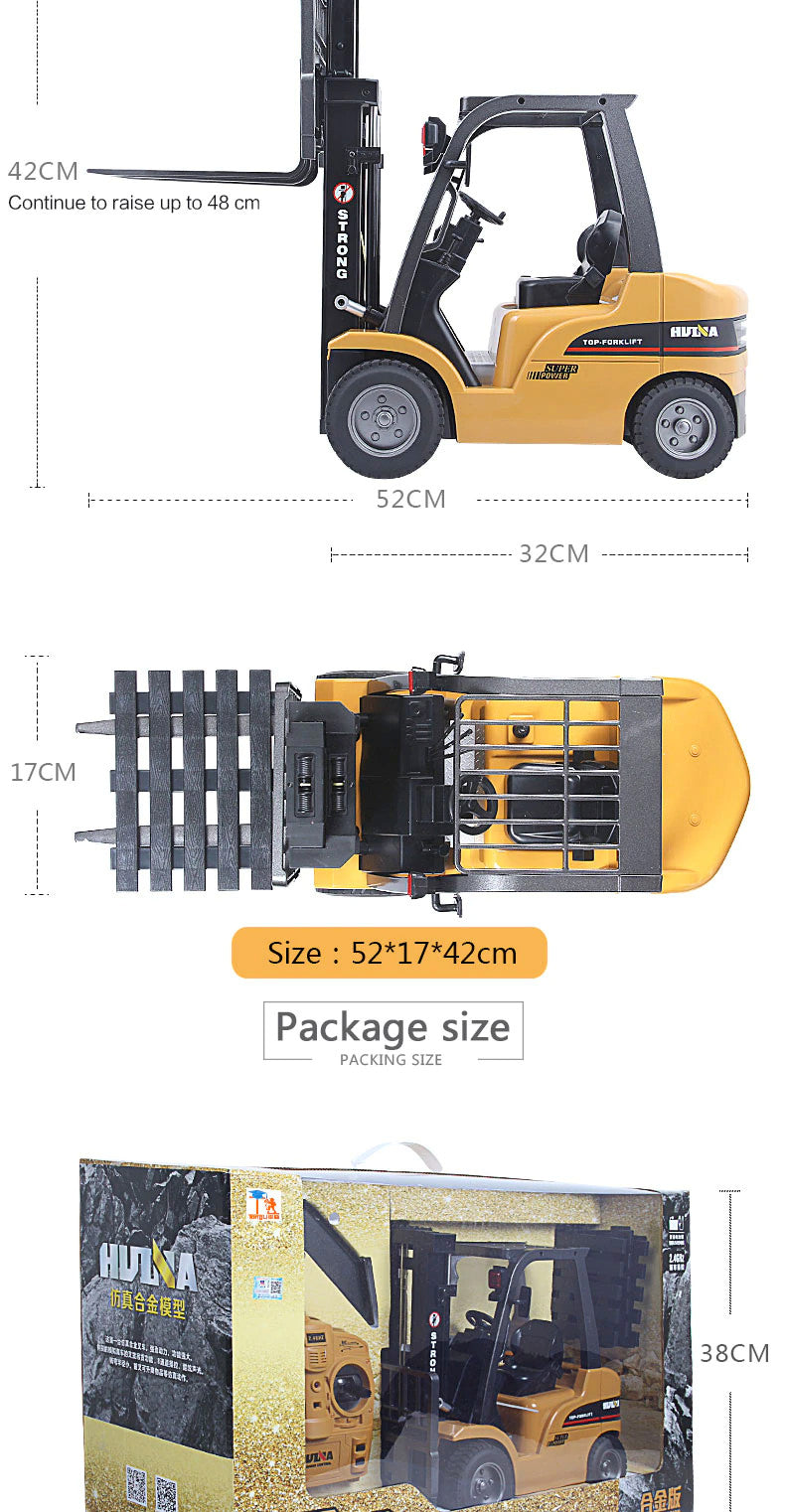 Huina 1577 Alloy Simulation Forklift Truck