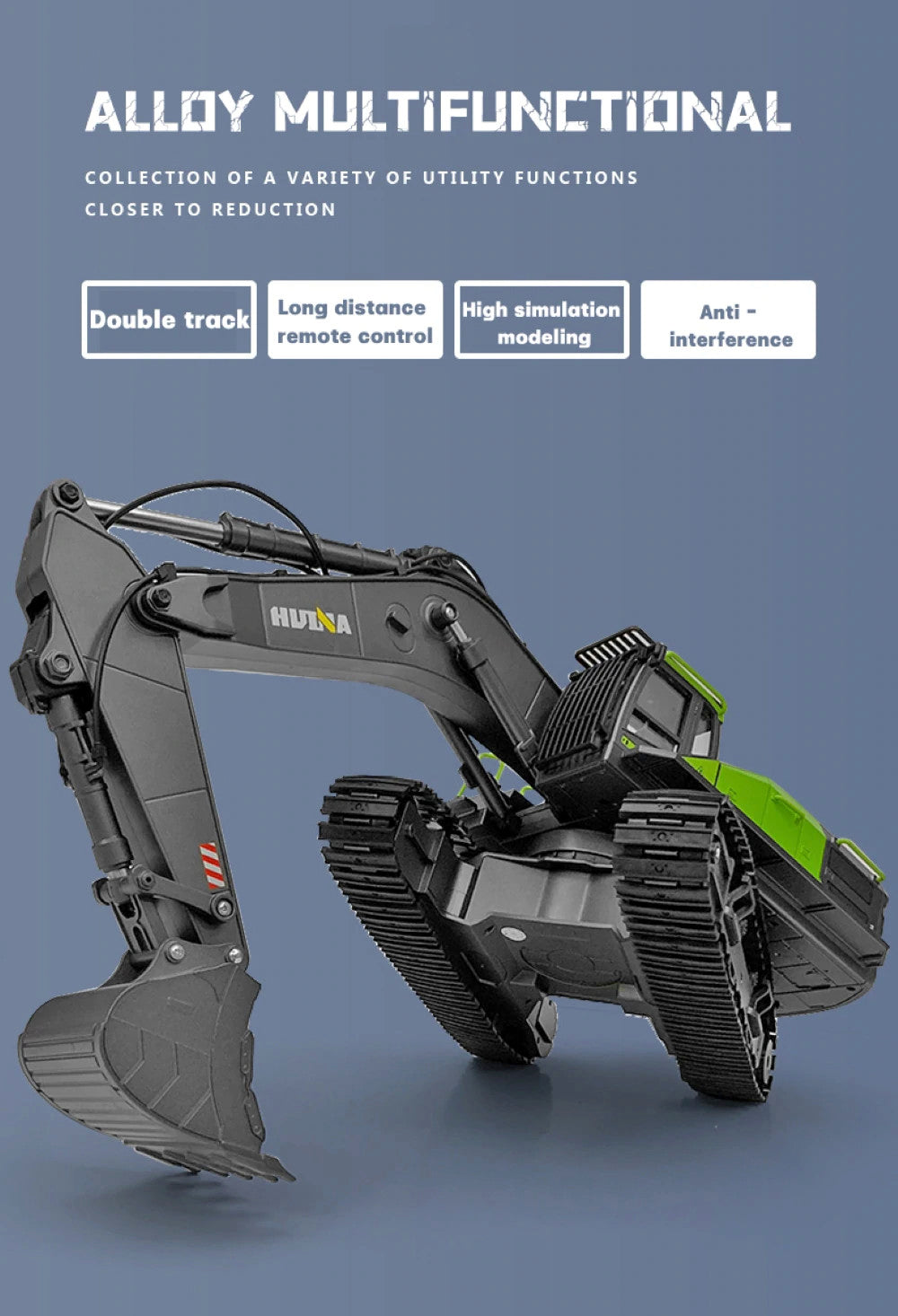 Huina 1593 Alloy Excavator