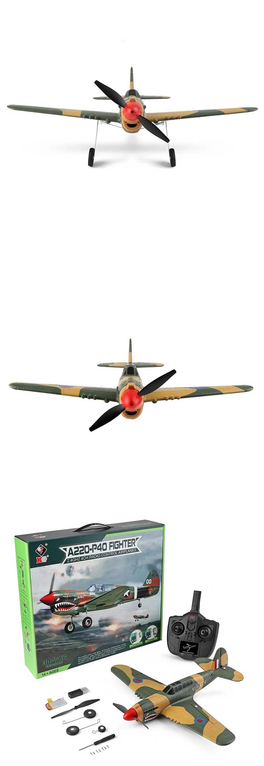 RC Airplane XK A220 P40