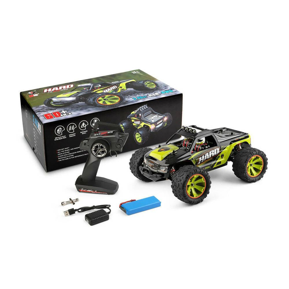 RC Car Wltoys 144002 Carbon Brush High Speed 50KM/H 4WD 1/14 Climbing Off-road Drift Vehicle Toys