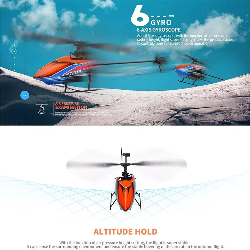 SIMREX Remote Control Helicopter For Kids - 20 Min Flight Time With Altitude Hold & 2 Speed Modes