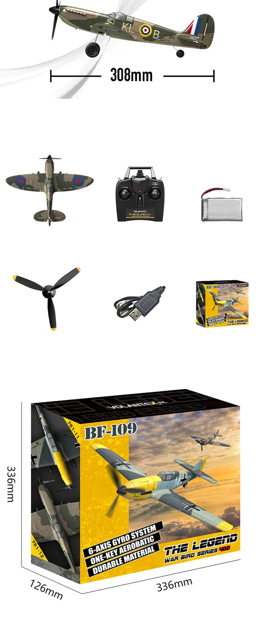 RC Plane Volantex 761-12