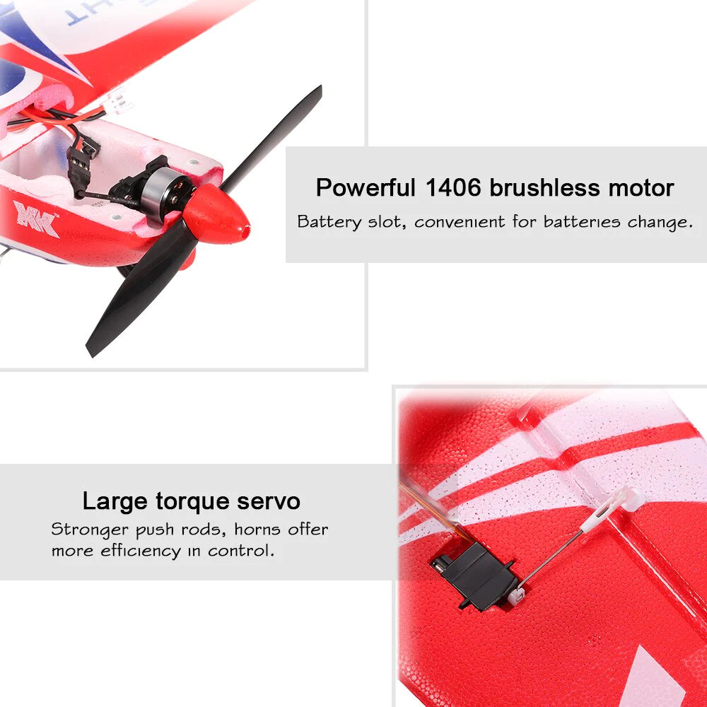 RC Plane WLtoys XK A430 2.4G 5CH 3D6G System Brushless RC Airplane Com FUNYAT