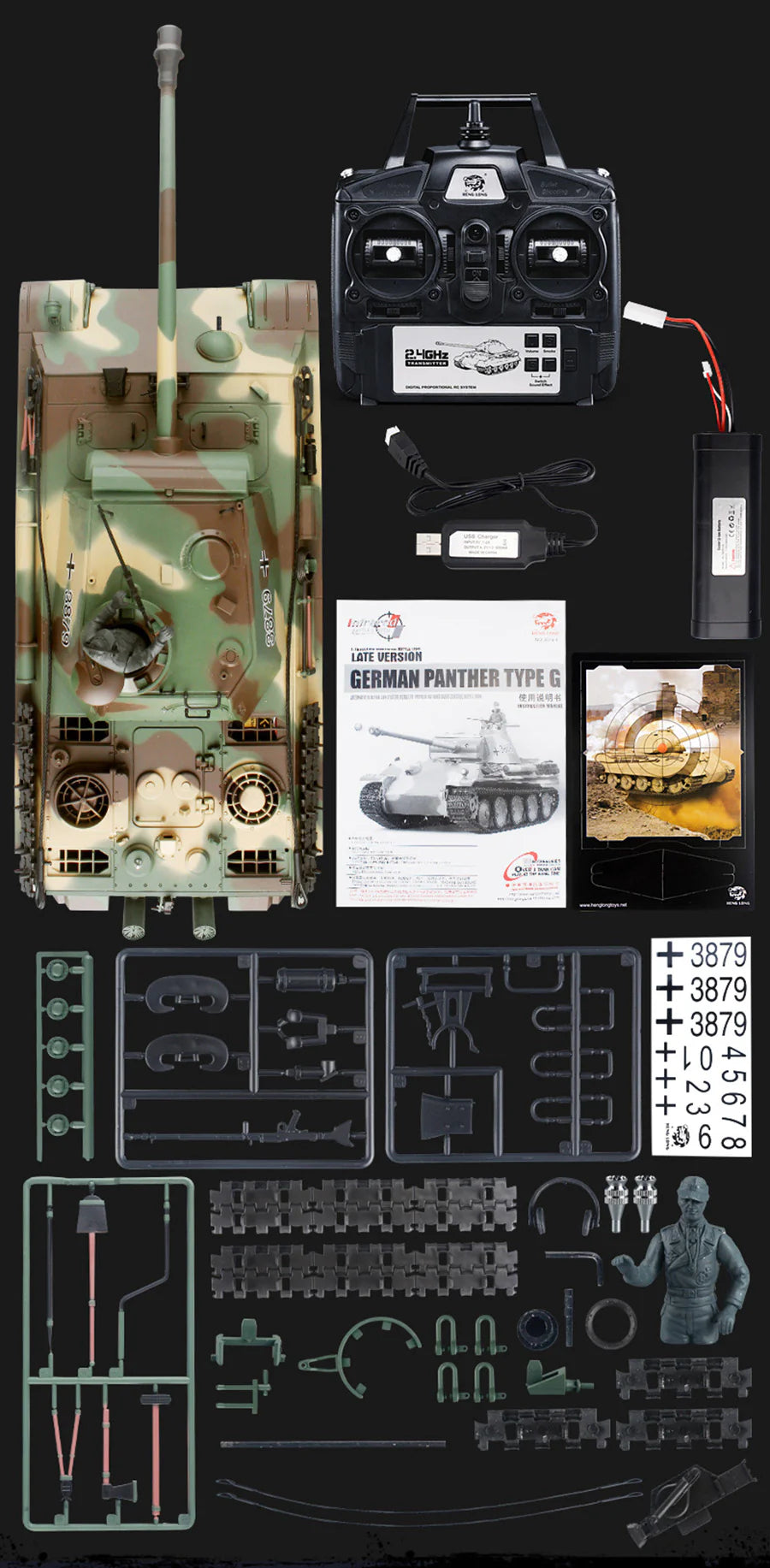 RC Tank Heng Long 3879-1