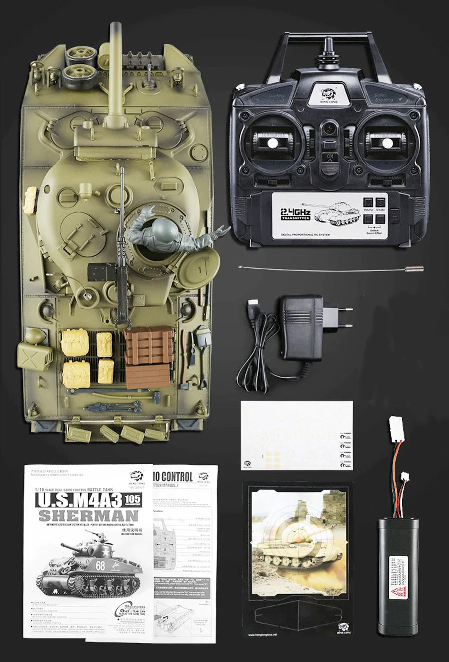 RC Tank Heng Long 3898-1