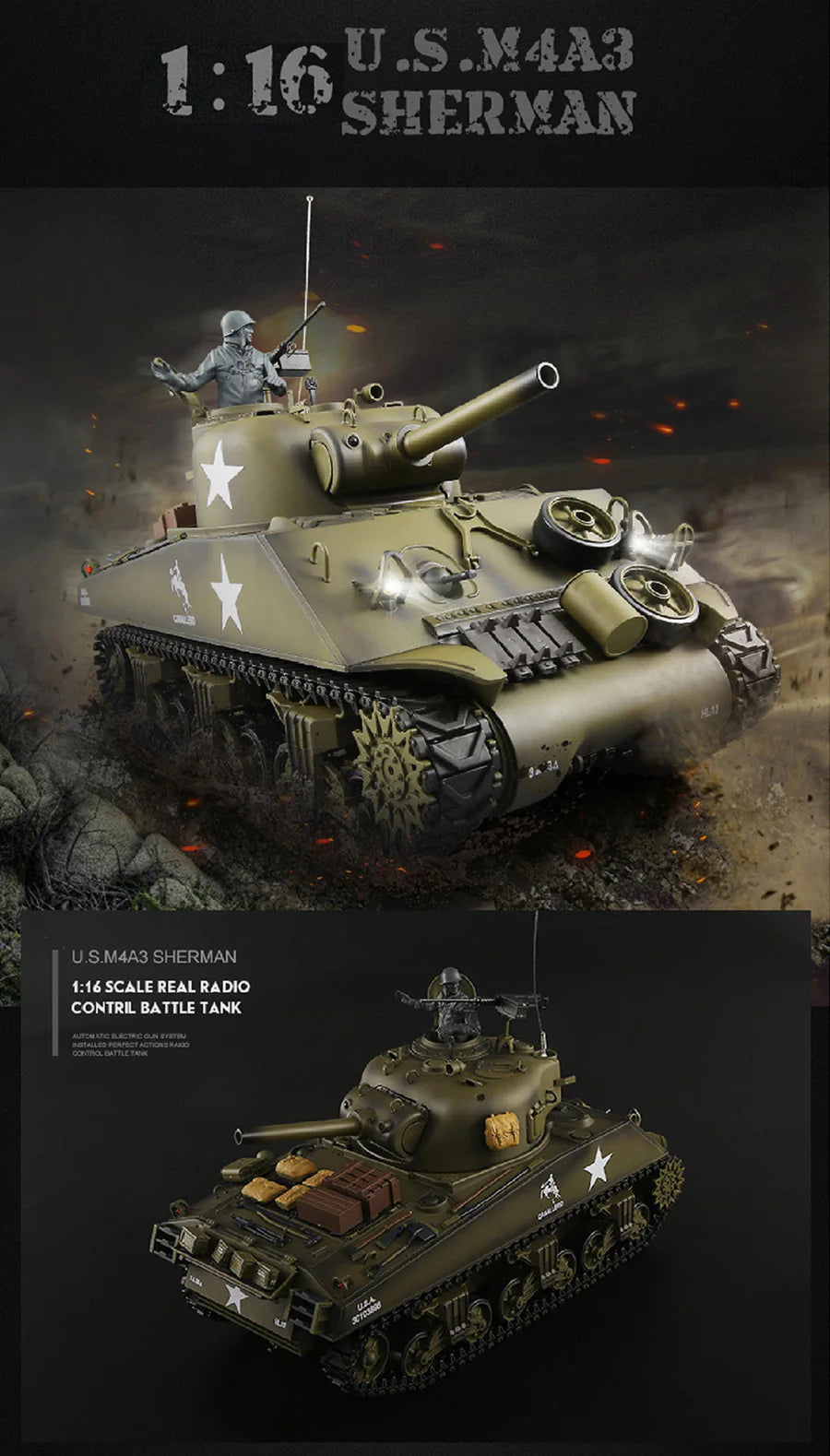 RC Tank Heng Long 3898-1