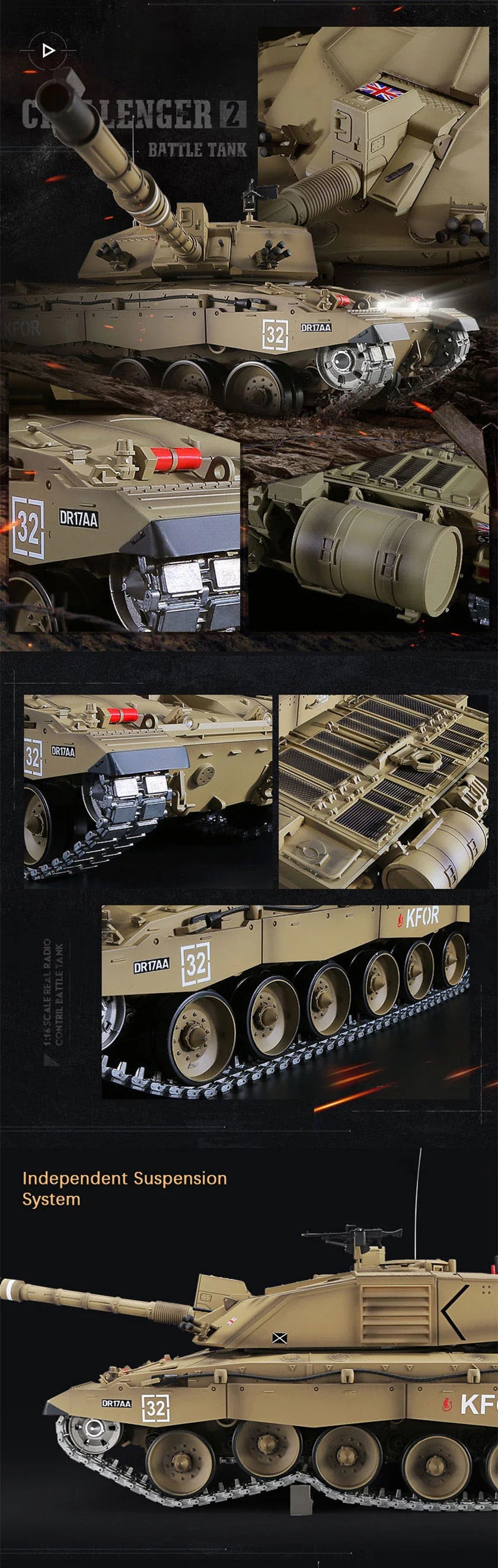 RC Tank Heng Long 3908-1