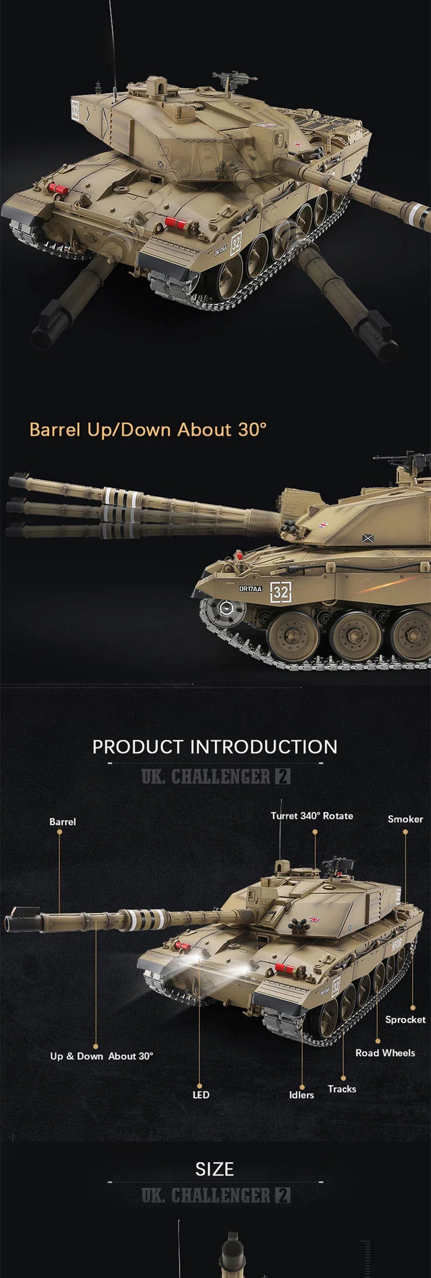 RC Tank Heng Long 3908-1