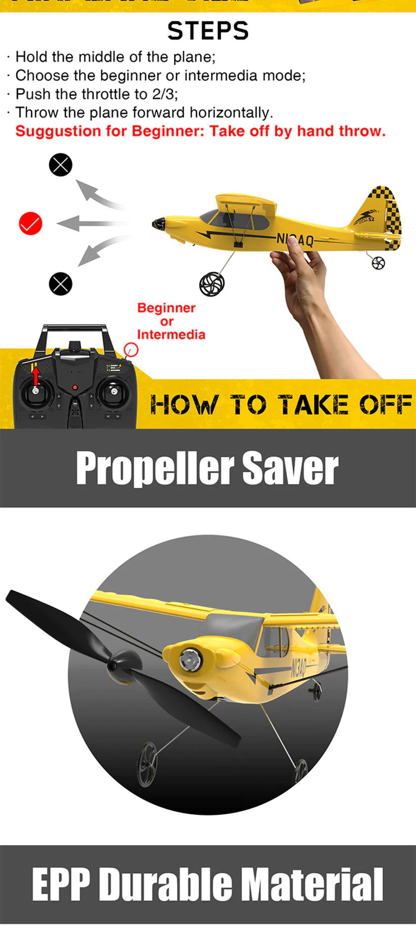 Volantex 761-14 UC3 S2 RC Plane