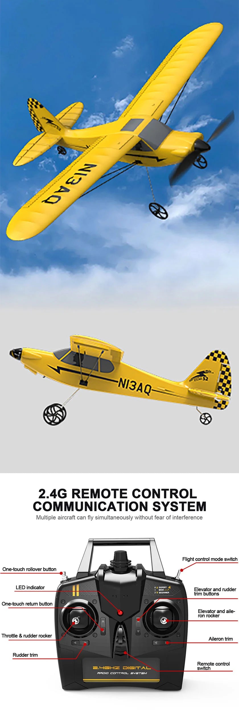 Volantex 761-14 UC3 S2 RC Plane