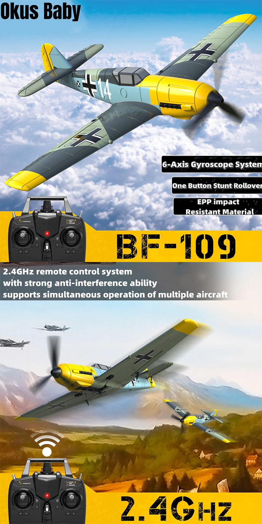 Volantex BF109 RC Plane