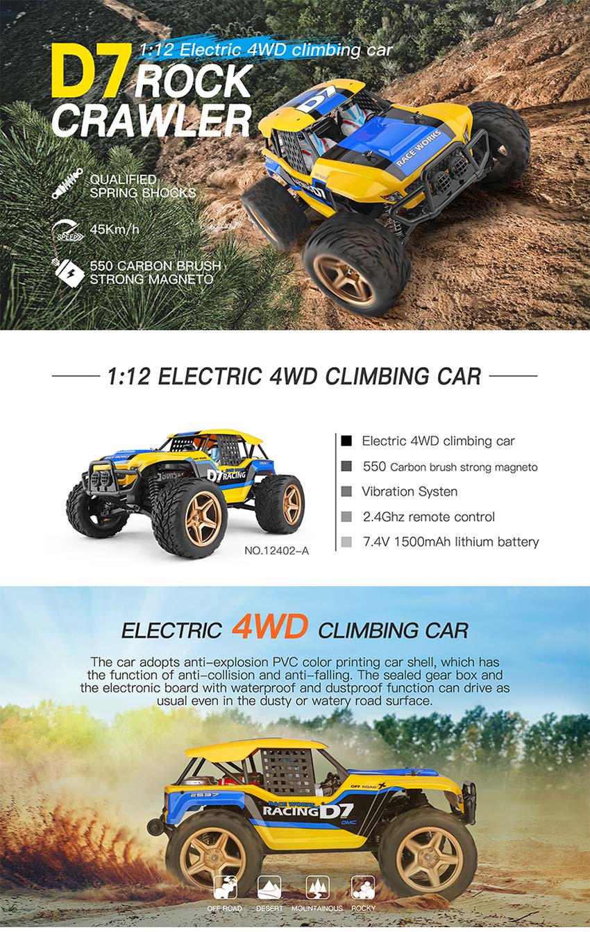 WLtoys 12402A RC Car High Speed Rc Tank