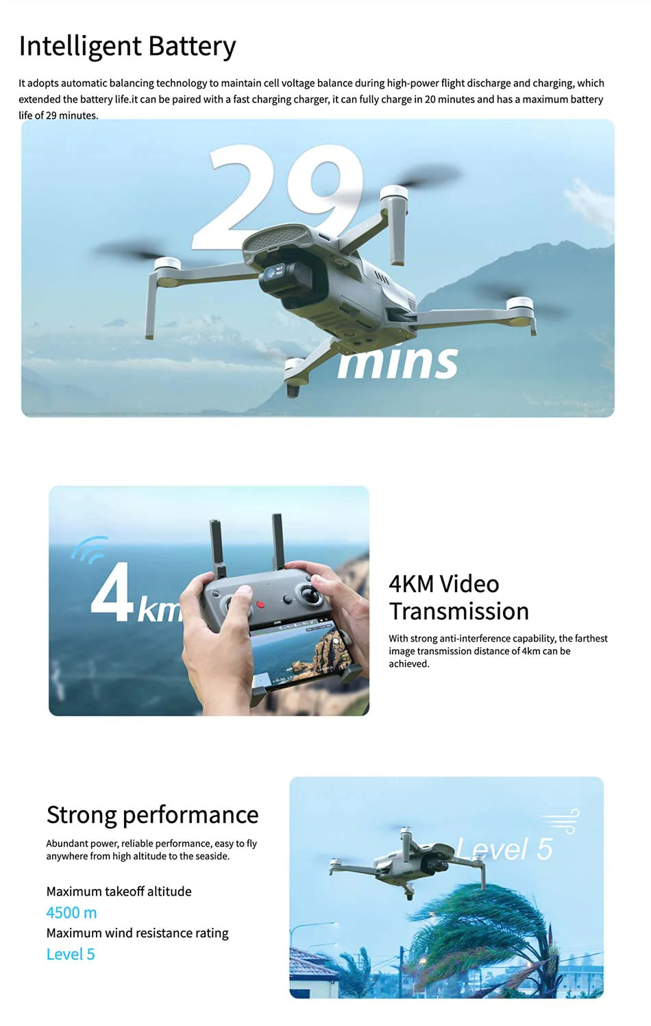 Walkera T210 MINI SE 4K Drone