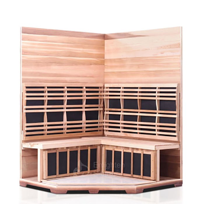 Enlighten Diamond 4 Corner Infrared/Traditional Sauna