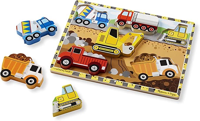 Melissa & Doug Construction Chunky Puzzle