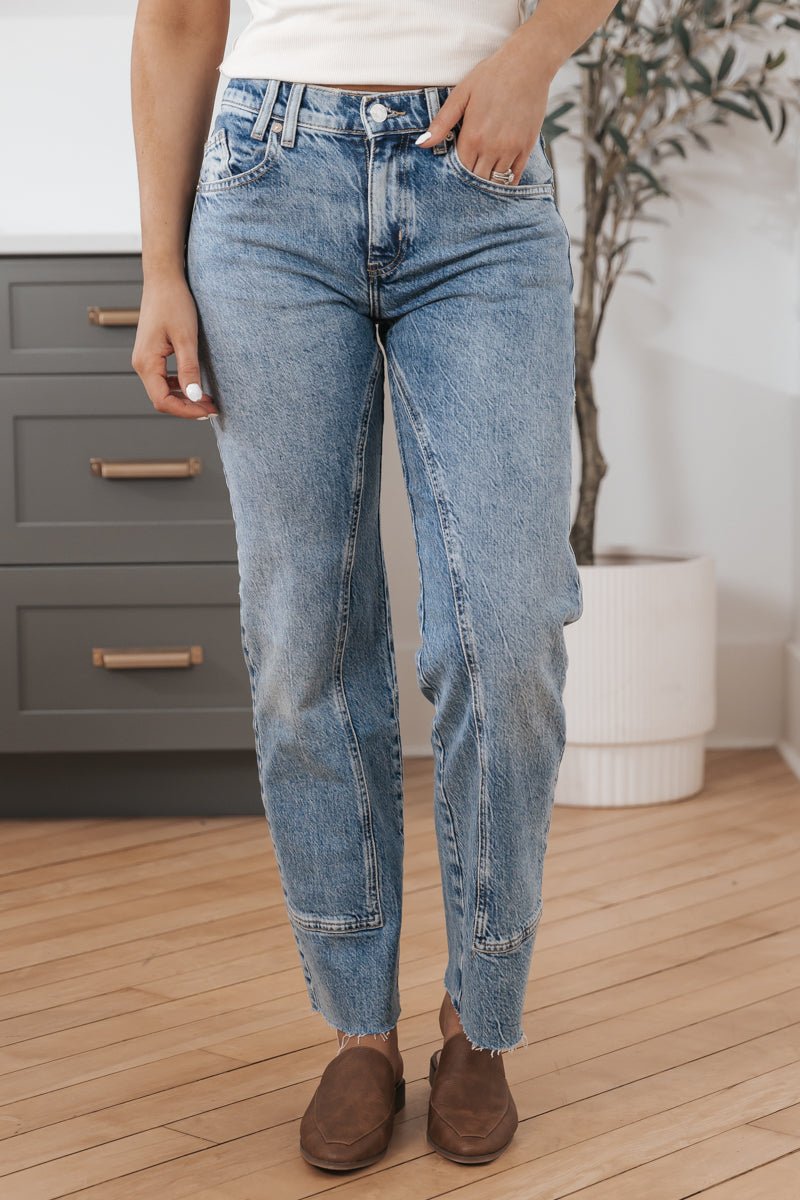 Free People Risk Taker Mid-Rise Jeans