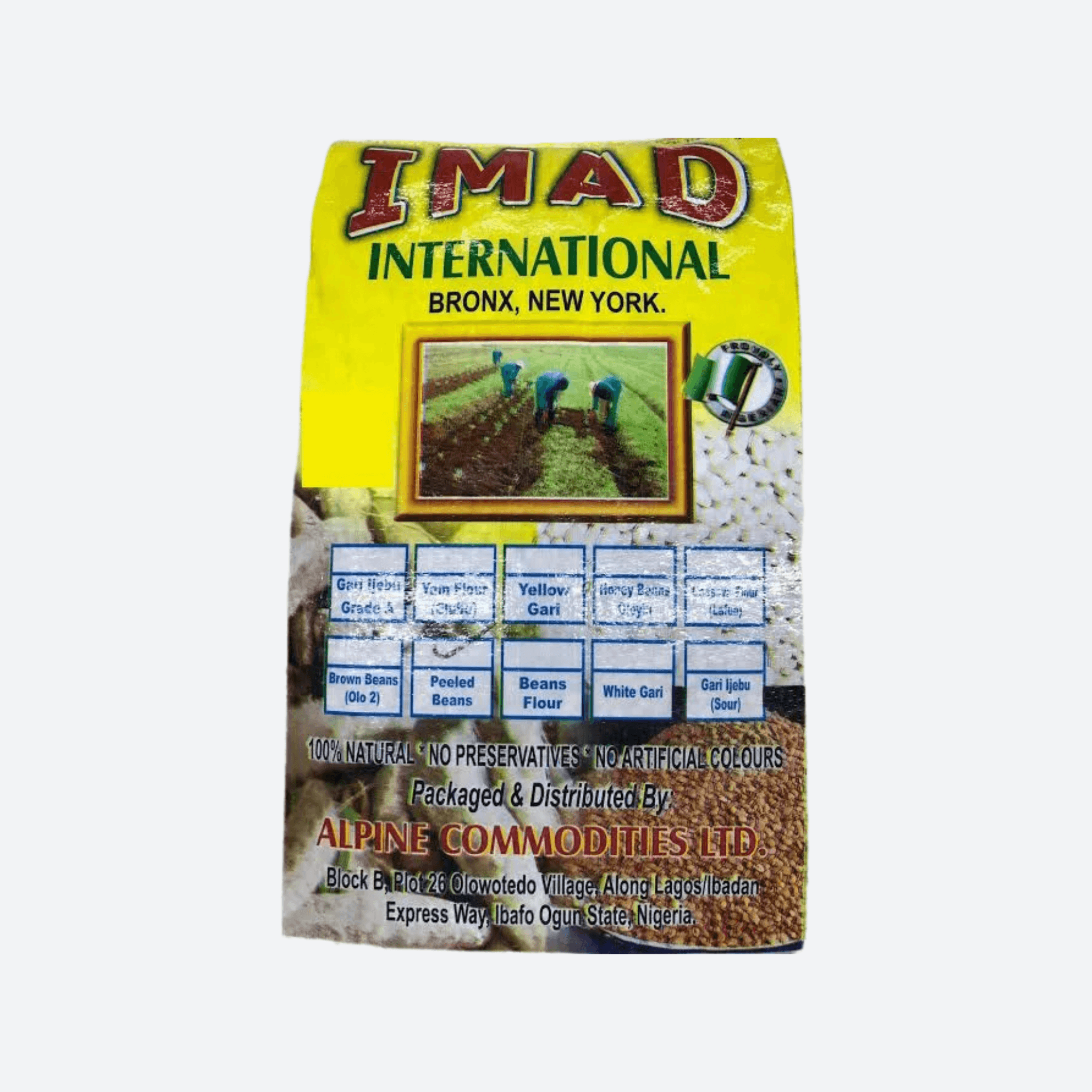 Imad International Peeled Beans 20lbs