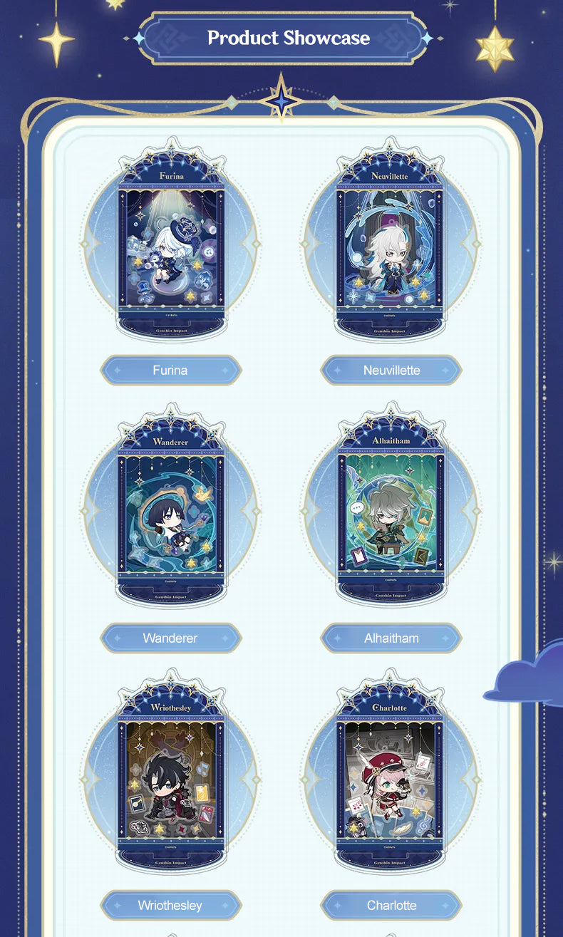 Starlit Letter Character Acrylic Stand