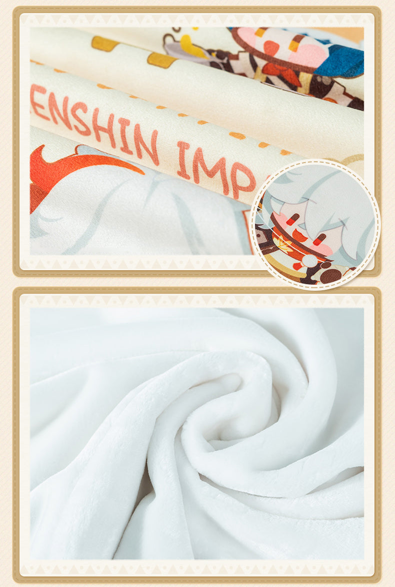 Go Camping! Series Plush Blanket Material