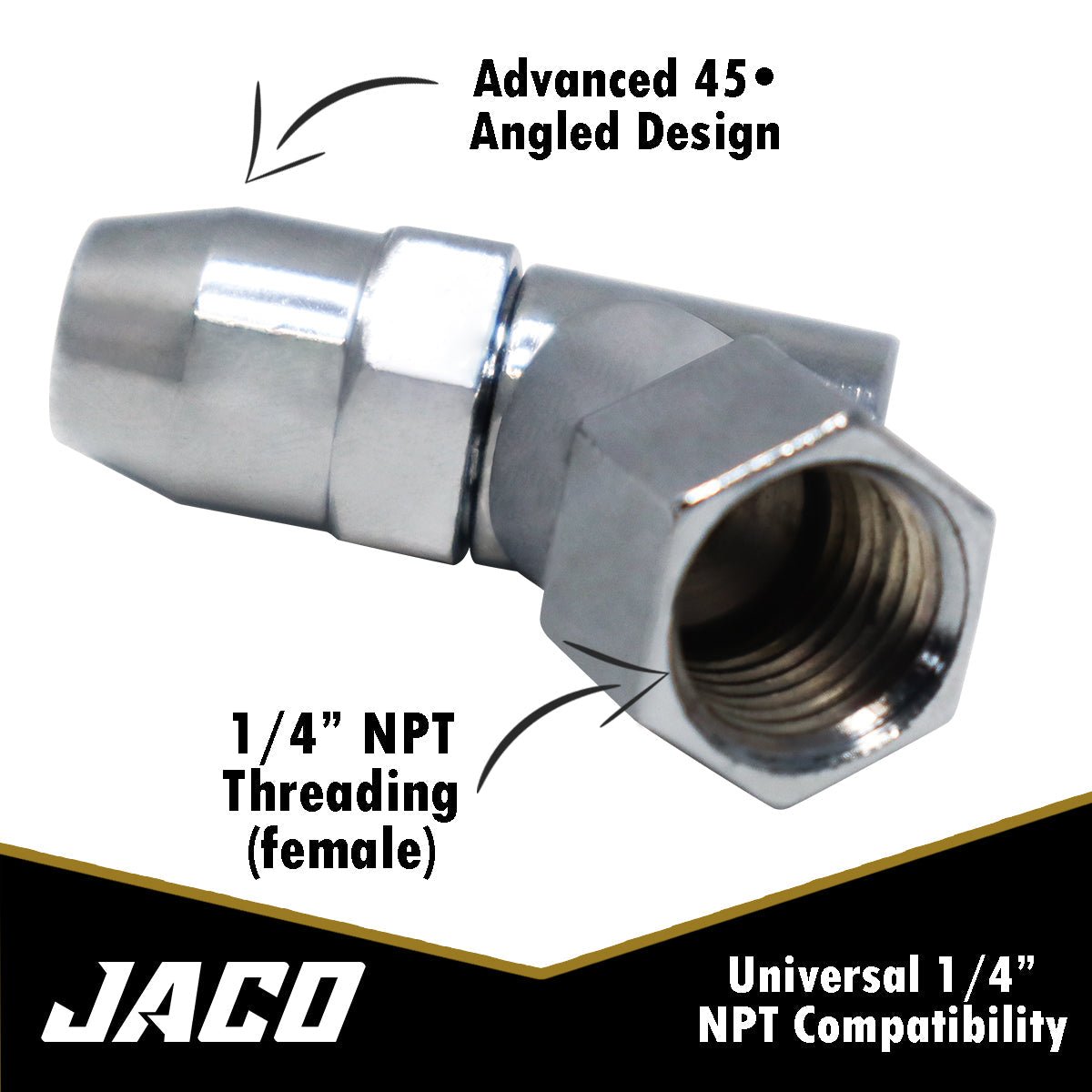 Advanced Angled Tire Air Chuck - 1/4