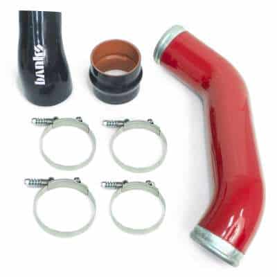 Banks Boost Tube Upgrade Kit Red powder-coated (Driver, Cold Side only)