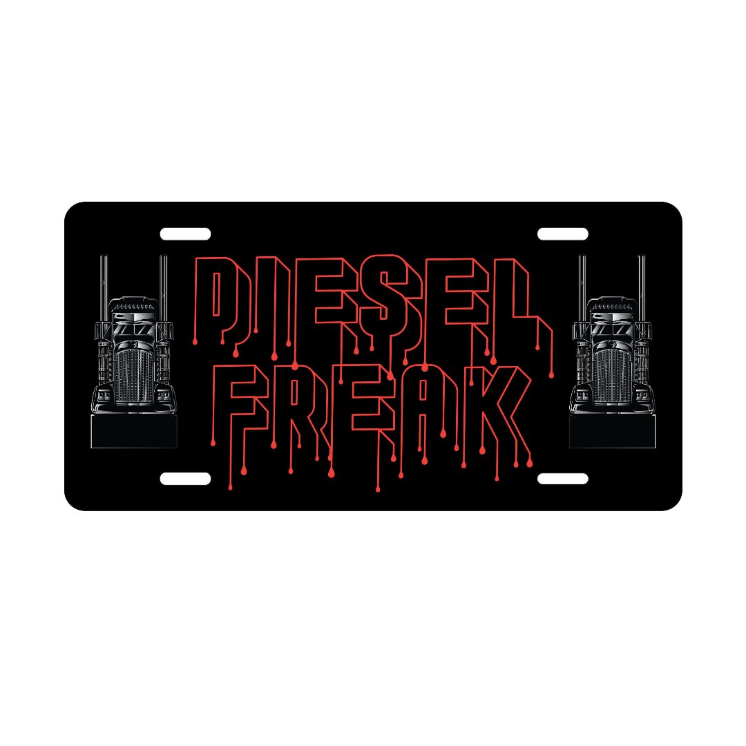 Dripping Diesel License Plate