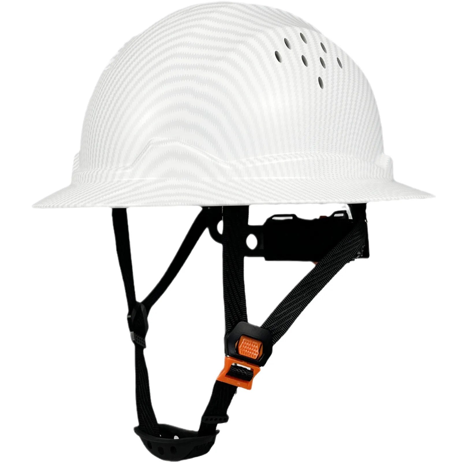 ANSI Approved HDPE Safety Helmet For Engineer Industrial with 6 Point Adjustable