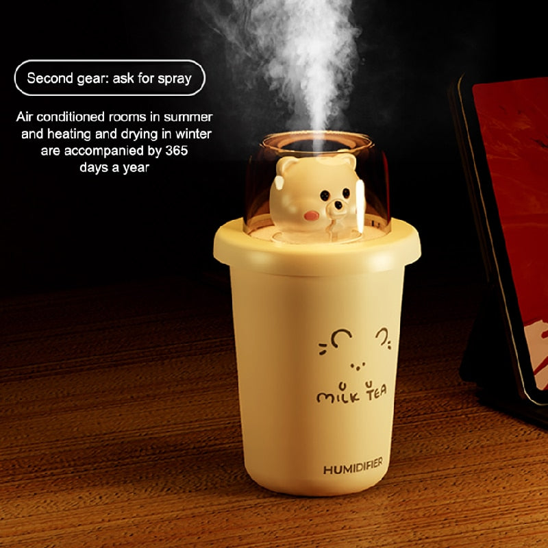 Air Humidifier Cute Pet Ultrasonic Cool Mist Aromatherapy