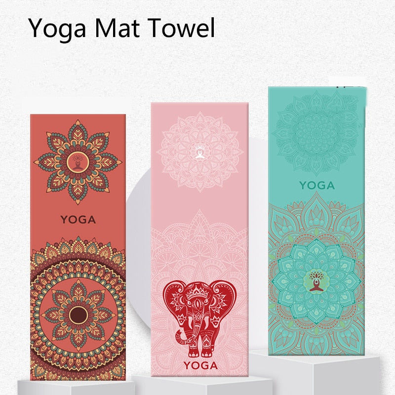 Large Quick Drying Yoga Towels Customized  Print Pattern