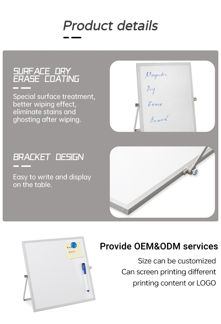 Aluminum Frame Small Magnetic Desktop Board