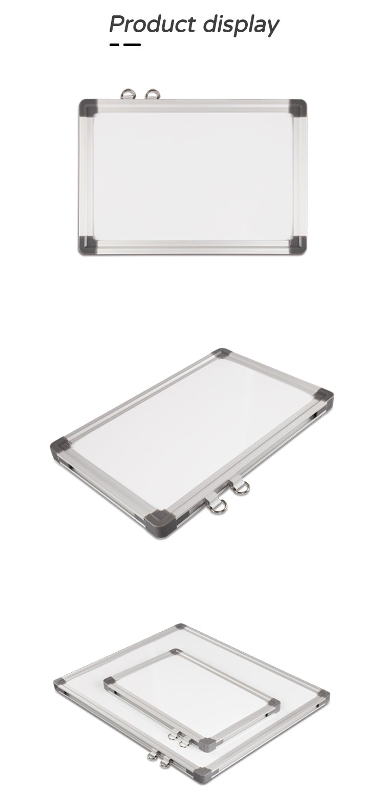 Magnetic Aluminium Frames wall mounted dry erase Whiteboards