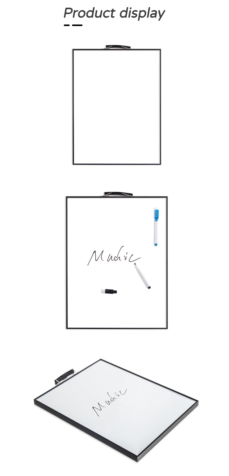 Aluminum Narrow Bezel Magnet Dry Erase White Board
