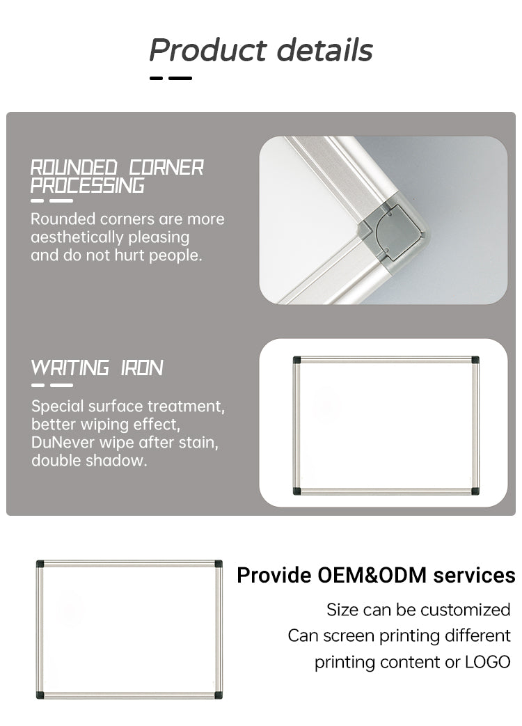 wall mounted dry erase magnetic whiteboard