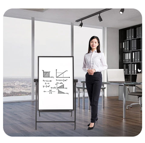 magnetic whiteboard with stand