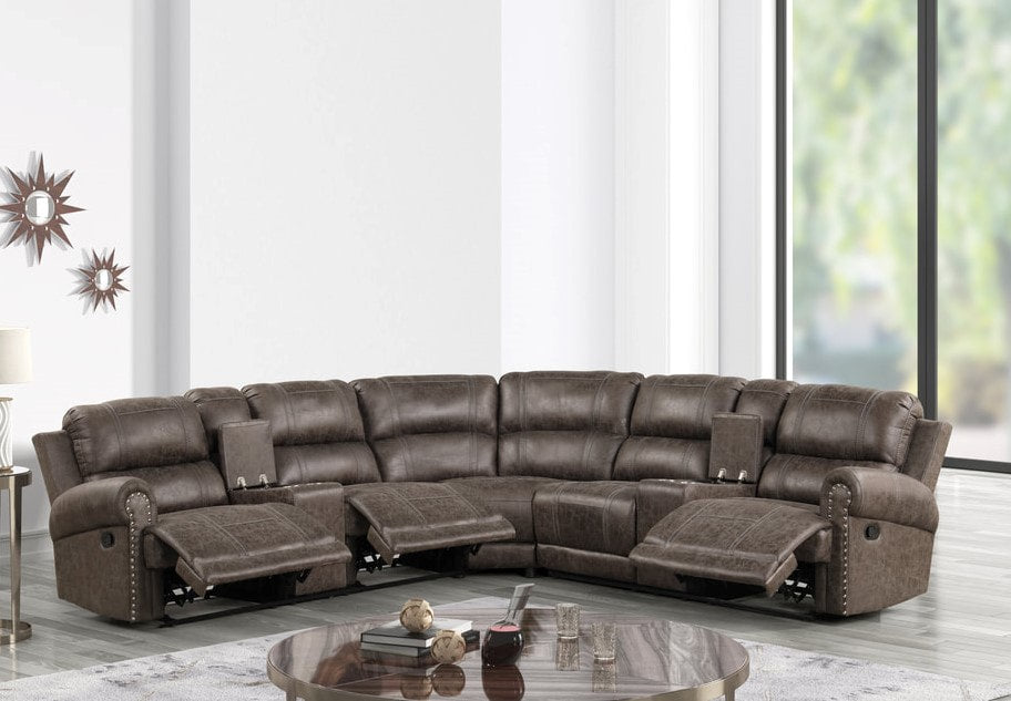 Carrol OVERSIZED Reclining Sectional