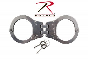 Rothco NIJ Approved Stainless Steel Hinged Handcuffs