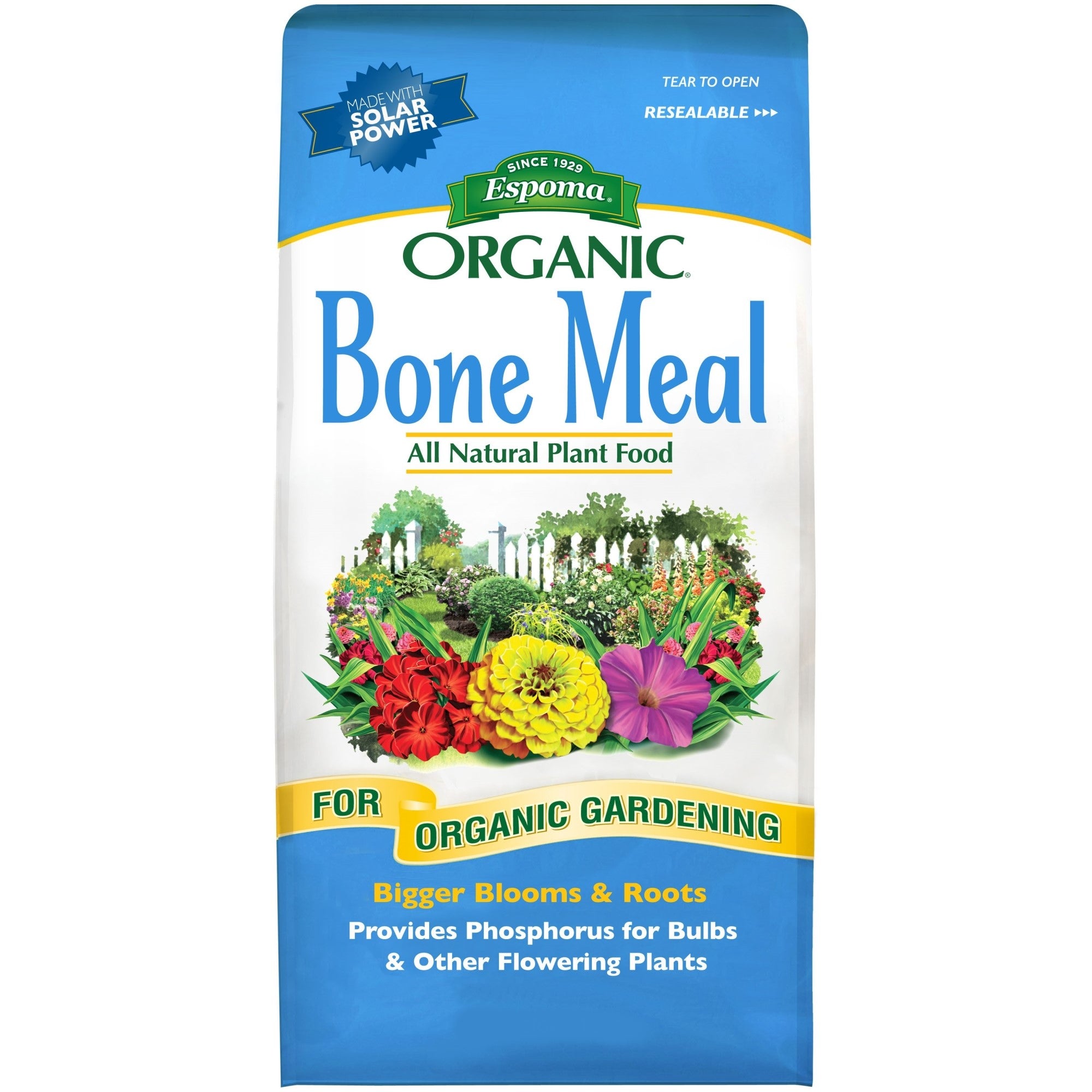 Espoma Organic Bone Meal 4-12-0 All-Natural Plant Food Source of Nitrogen and Phosphorus for Organic Gardening for Bulbs & Otherflowering Plants