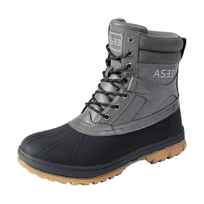 Waterproof and Slip-Resistant Winter Boots for Men: Plus Size and Durable