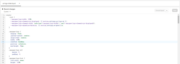 Copy & Paste Section Code