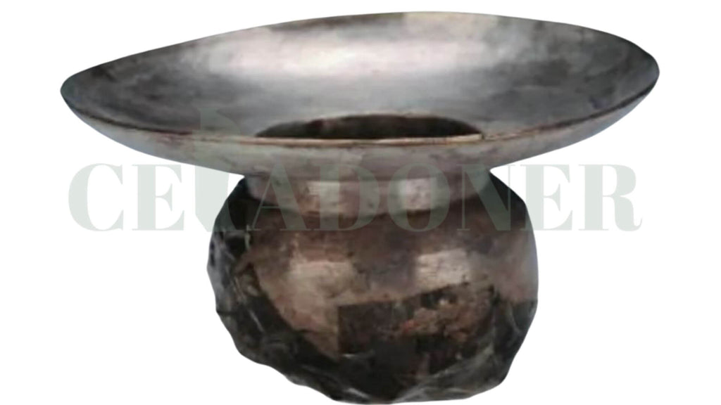 Antique Slag Bucket
