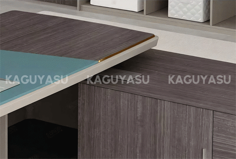 Executive Desk With Painted Workstation