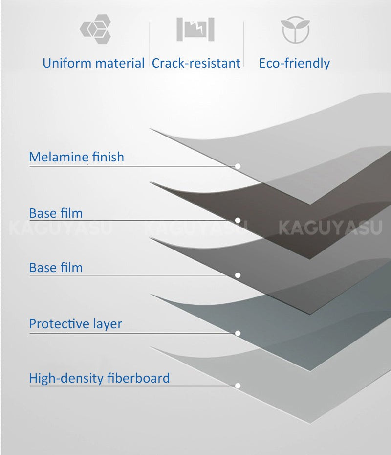 Reception Desk with Multiple Cabinets