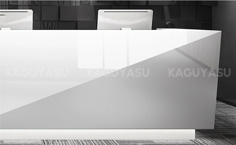 Geometric Straight Front Desk