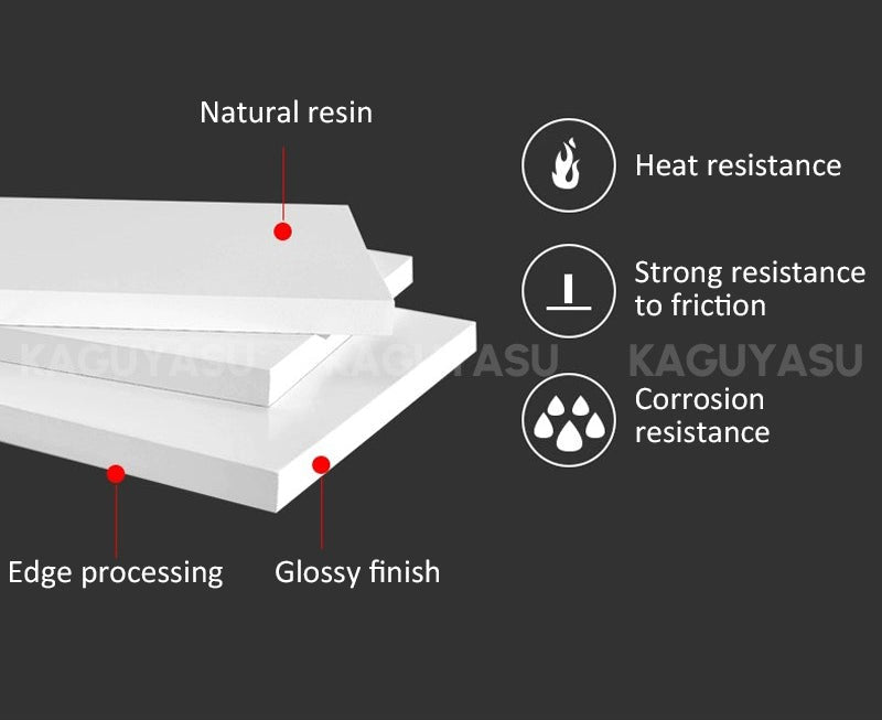 Geometric Straight Front Desk