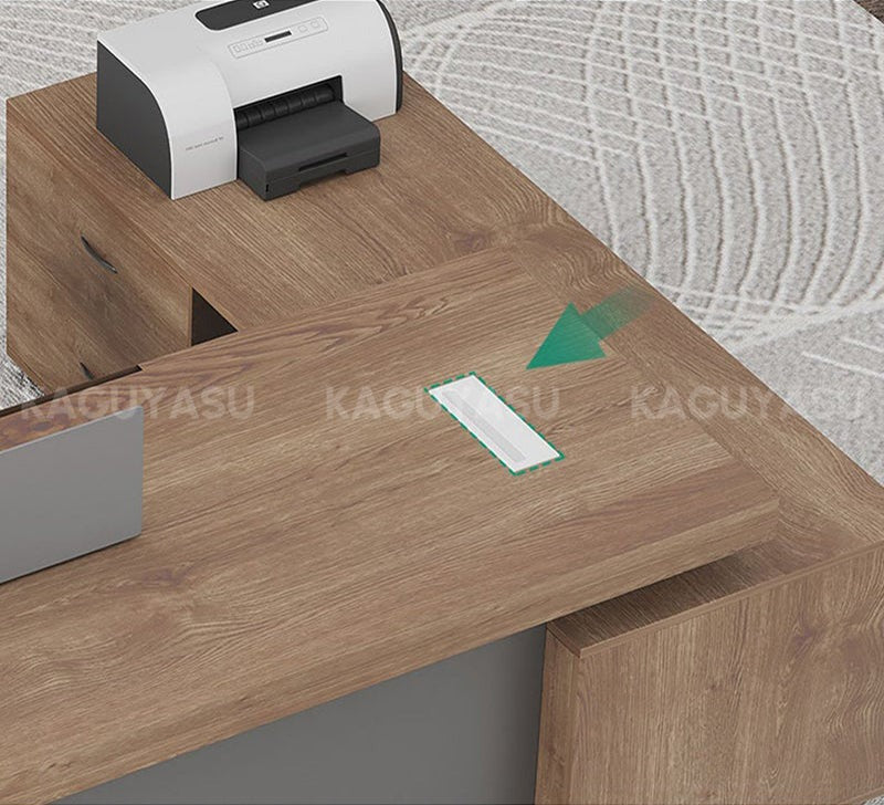 Solid Wood Boss Desk