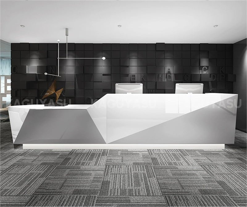 Geometric Straight Front Desk